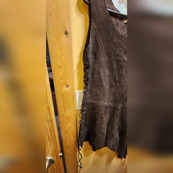 Mytholon suede larp tunic size small - Picture 2 of 3